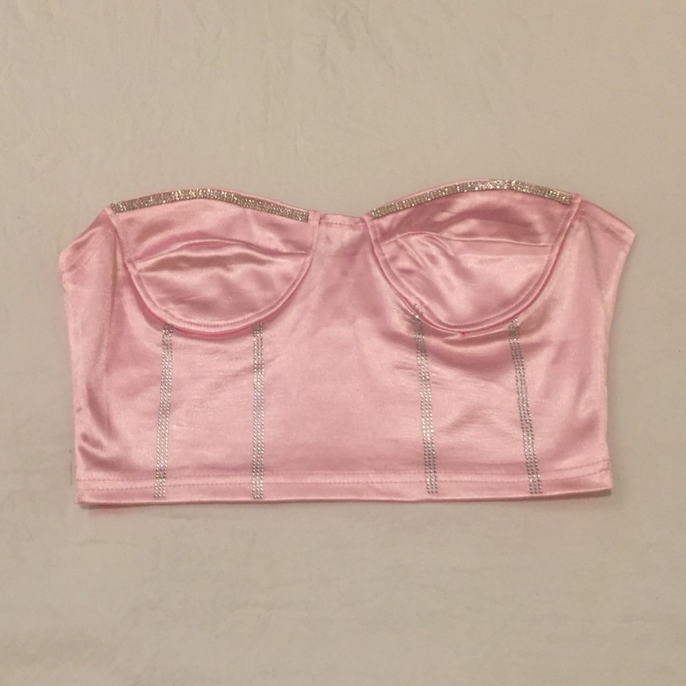 New Pink Glitter Top